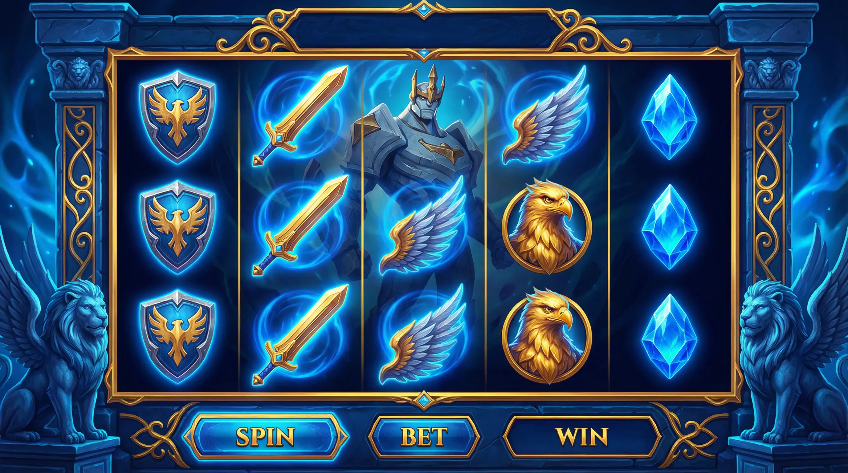 Caça-Níqueis Demaciano - Slots com tema do Guardião de Pedra